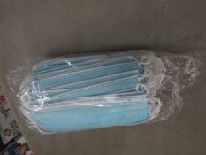 Pack of 50 Disposable Civil Masks. New & packaged