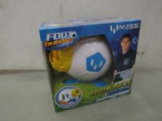 Messi Foot Bubbles - FootBubbles Trainer - Unused & Boxed.