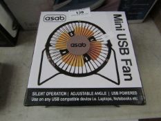 Asab - Mini USB Fan - Unchecked & Boxed.