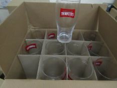 2 Boxes of 12 Thwaites Pint Glasses. New & Boxed.