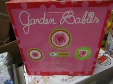 Garden Babies - 4 Piece Melamine Set - Unchecked & Boxed.
