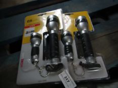 2x GS - 2 Piece Flashlight Set - All Unused & Packaged.