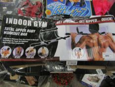 Indoor Gym - Upper Body Workout Bar - Unchecked & Boxed.