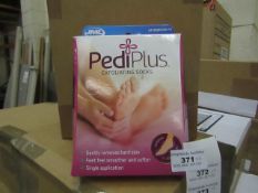 6x PediPlus - Exfoliating Socks - All Unused & Boxed.