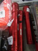 2x Dekton flashlights with screwdriver built-in attatchments, unused.