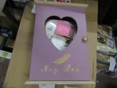 Wooden Key Box. Unused. See Image