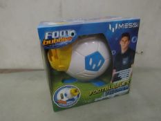 Messi Foot Bubbles - FootBubbles Trainer - Unused & Boxed.