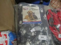 Maxi Care - Jumbo Pet Blanket - Unchecked & Packaged.