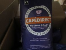 Cafedirect - Medium Roast Fresh Ground Coffee (Strength 3) 750g - All Packaged, RRP £10 each