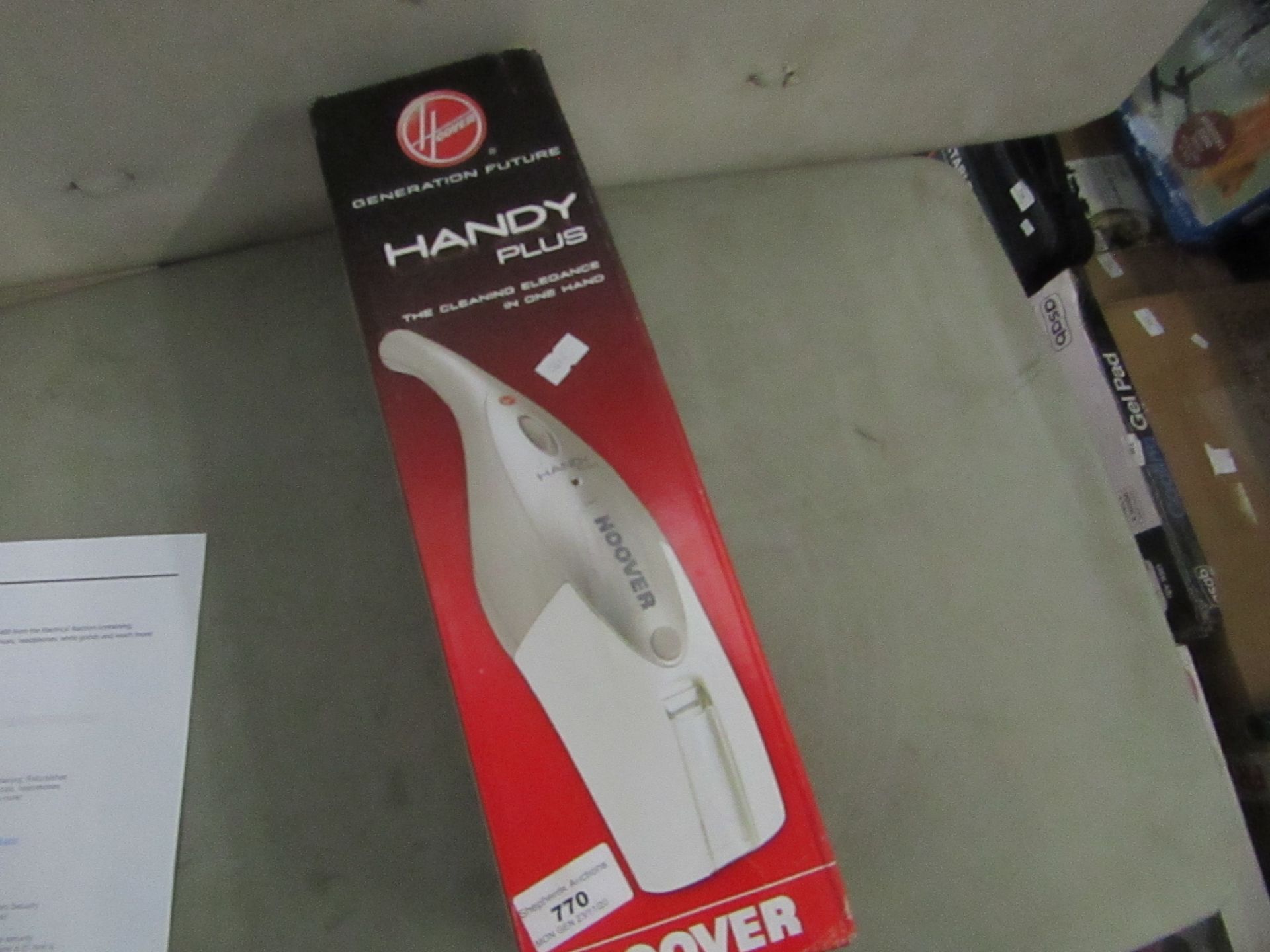 Hoover Handy Plus Hand Held hoover. Boxed but untested