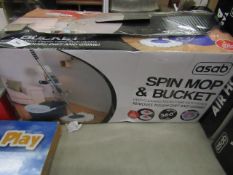 Asab Spin Mop & Bucket. Unused & Boxed