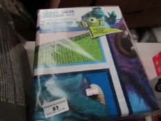 Monsters University - Ready Made Curtain Set 168 x 183cm - Unused & Packaged.