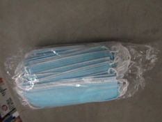 Pack of 50 Disposable Civil Masks. New & packaged