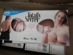 2x JML - Totally Secret Enhancing Invisable Bra - New & Boxed.