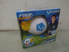 Messi Foot Bubbles - FootBubbles Trainer - Unused & Boxed.