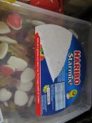 Box of 1750g Harbio Starmix sweets, damaged packaging. BB 07/2021