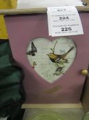 Heart Shaped Purple Key Box - Unused.