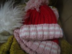 5 x Kids beanie hats Picked at Trandom. Packaged