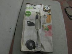 Salter - Nutritwist 500w Handheld Blender - Note Box May Be Water Damaged & Unchecked.