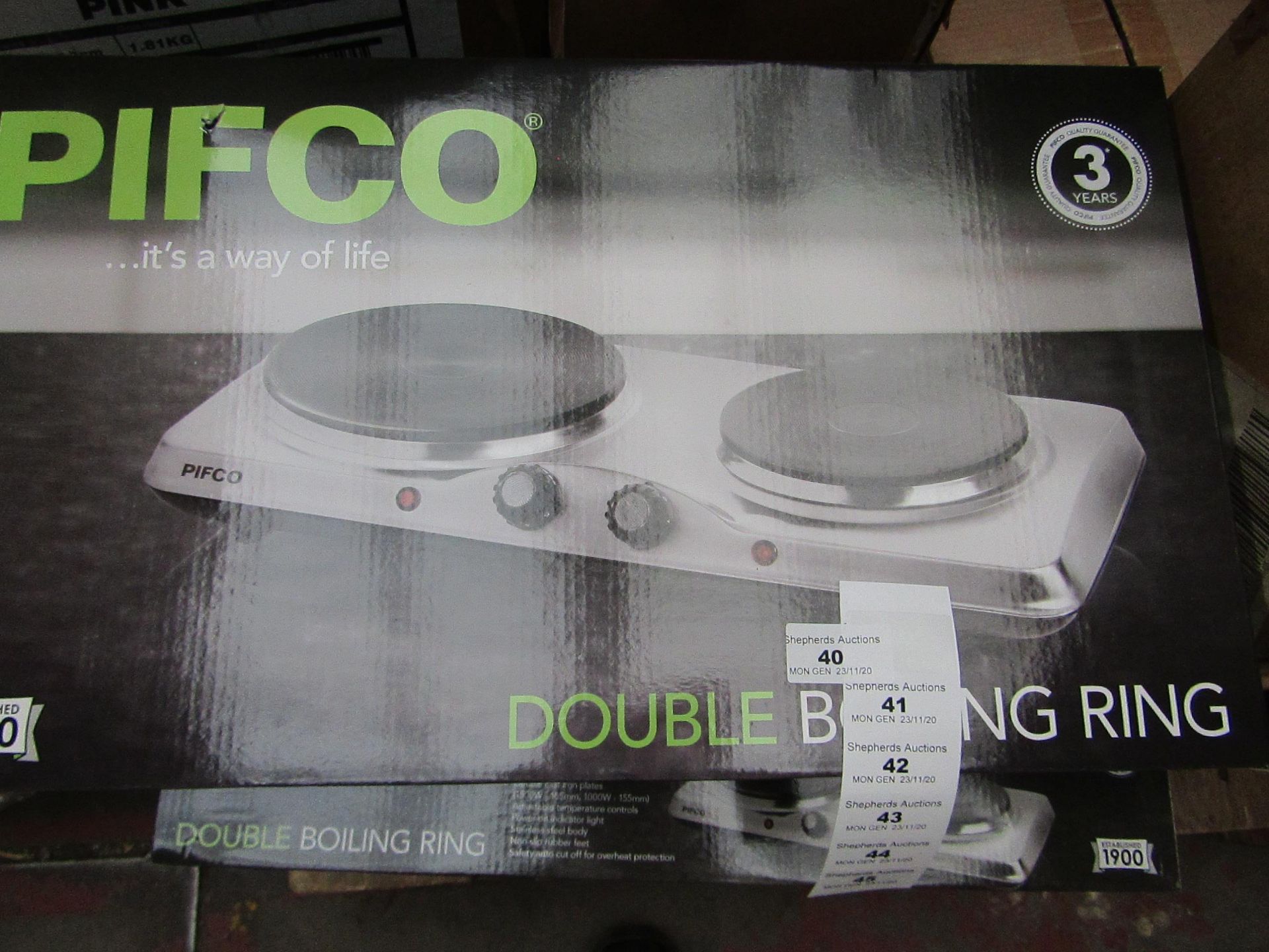 Pifco - Double Boiling Ring - Unchecked & Boxed.