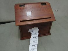 1x Vintique Wise - Wooden Trinket Box - Unused & Boxed.