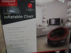 Single Inflatable Chair. Boxed but untested