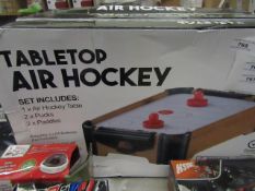 Asab Tabletop Air Hockey. Boxed