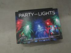 2x Paladone - Party Wire Lights (Music Reactive) - Unused & Boxed.