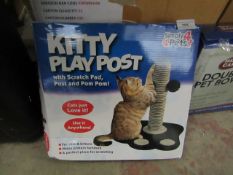 Kitty Play Post. Boxed but unchecked