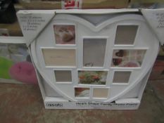 Asab Heart Shaped Family Photo Frame.