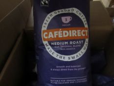 Cafedirect - Medium Roast Fresh Ground Coffee (Strength 3) 750g - All Packaged, RRP £10 each