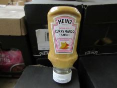 6x Boxes of 8x 220ml Heinz - Curry Mango Sauces. BB 15/09/20.