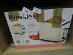 Breville - Vanilla Cream 2 Slice Toaster - unchecked & Boxed