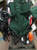 Khari Green Foldable Camping/Fishing Chair - Good Condition.