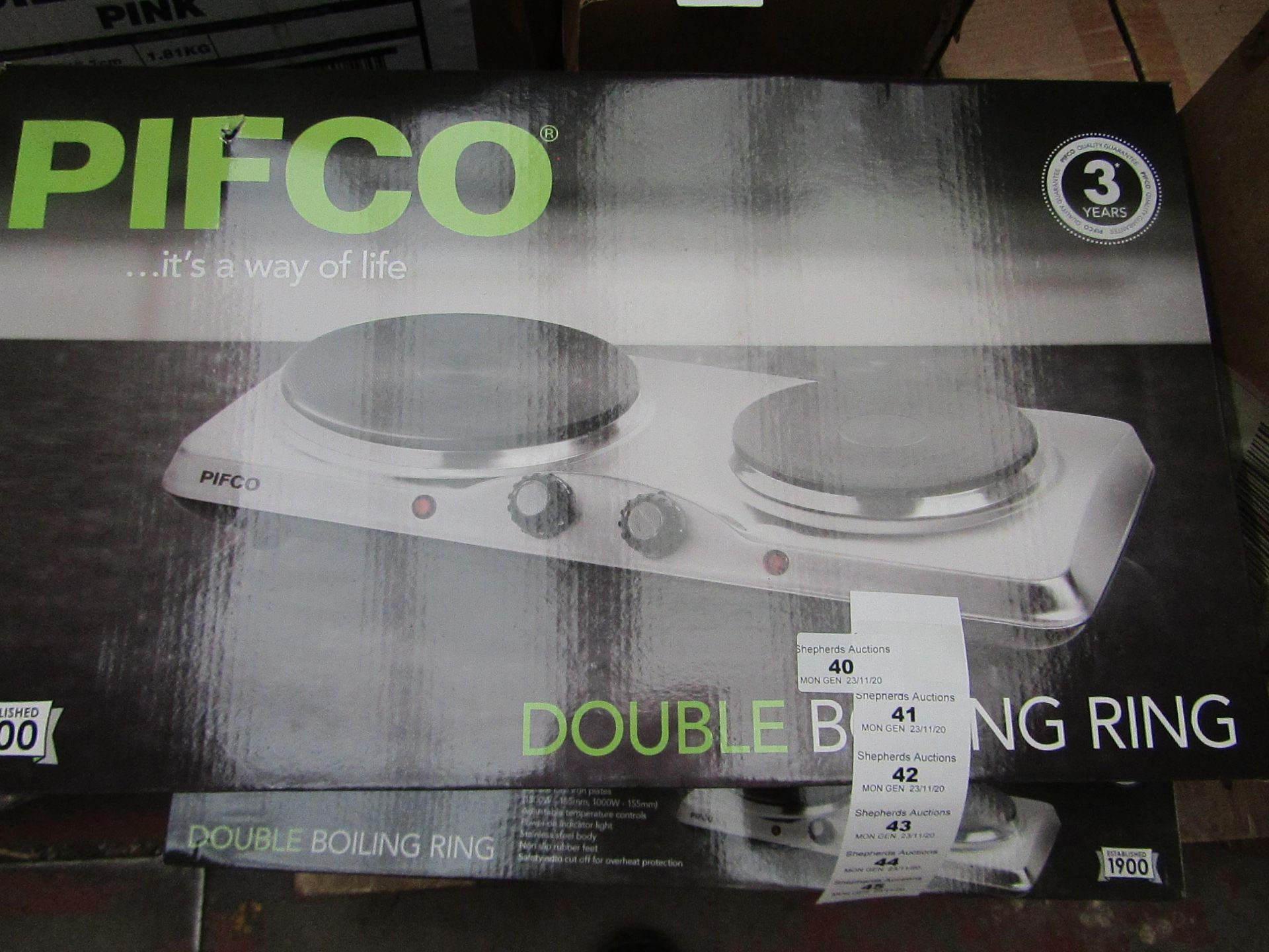 Pifco - Double Boiling Ring - Unchecked & Boxed.
