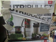 | 1X | NUTRI BULLET 1200 SERIES | UNCHECKED AND BOXED | NO ONLINE RESALE | RRP £120.00 | TOTAL