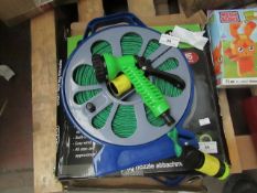 Asab - 15 Mitre Flat Hose With Spray Nozzle - Unboxed.