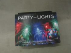 2x Paladone - Party Wire Lights (Music Reactive) - Unused & Boxed.