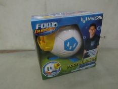 Messi Foot Bubbles - FootBubbles Trainer - Unused & Boxed.