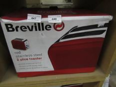 Breville - Stainless Steel Red - 2 Slice Toaster - Unchecked & Boxed.