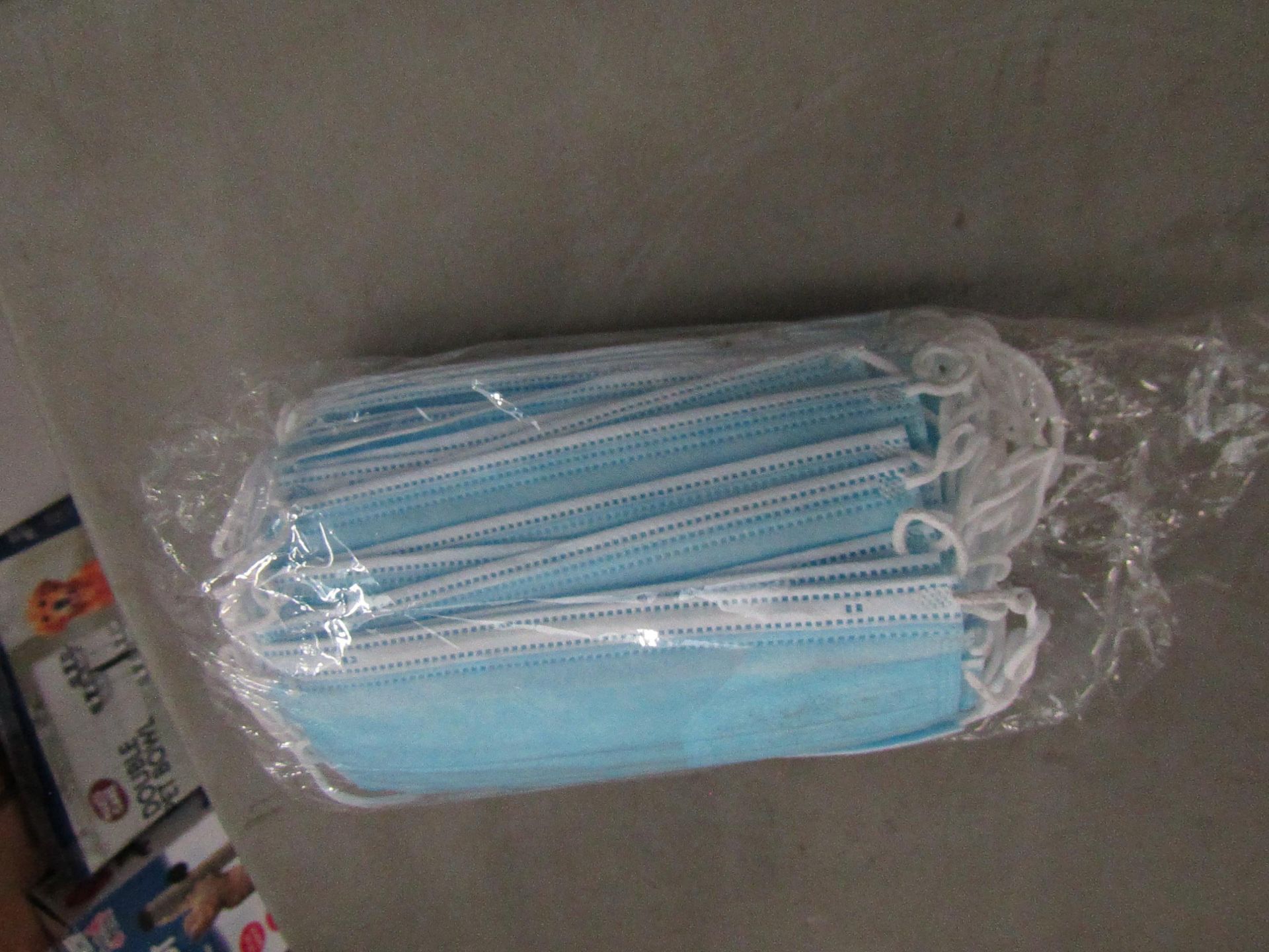 Pack of 50 Disposable Civil Masks. New & packaged