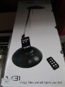 VIBE - V31 Desk Lamp & Speaker - (Suitable for Ipod/ Iphone 4/S) - Unused & Boxed.