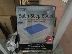 Asab bath Step Stool. Boxed