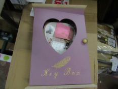 Wooden Key Box. Unused. See Image