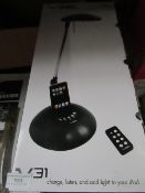 VIBE - V31 Desk Lamp & Speaker - (Suitable for Ipod/ Iphone 4/S) - Unused & Boxed.