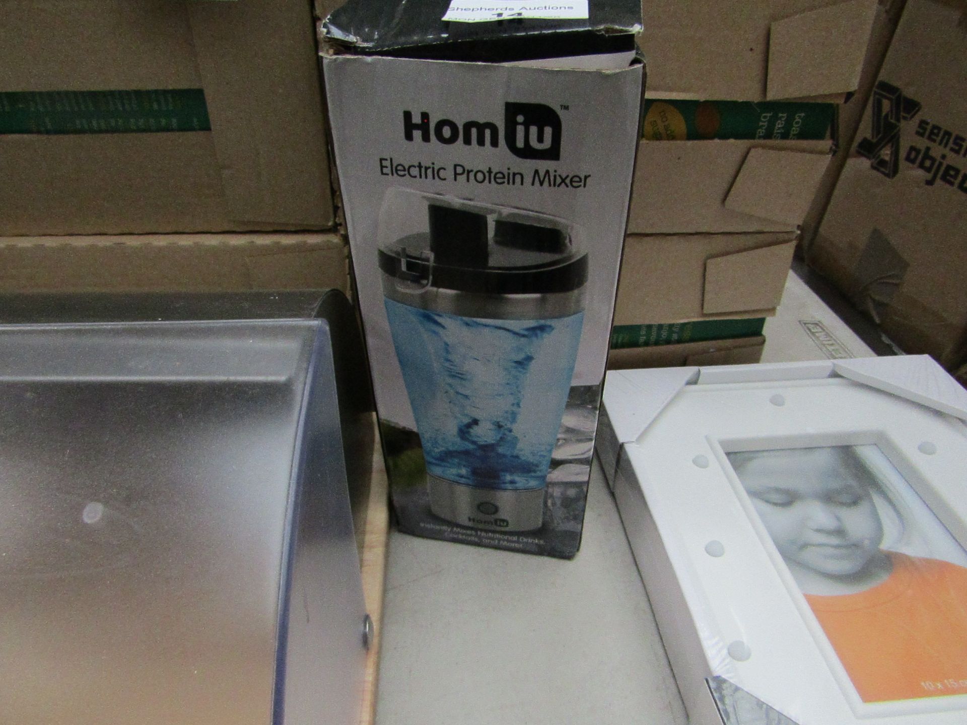 Homiu - Electric Protein Mixer - Unchecked & Boxed.