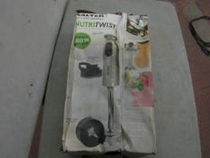 Salter - Nutritwist 500w Handheld Blender - Note Box May Be Water Damaged & Unchecked.