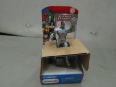 Box of 3 Units Justice League - Cyborg Small Figure - All Unused & Boxed.