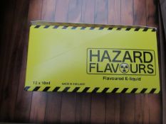 5x Boxes of 10 - Hazard Flavours - E-Liquid - Bio Lemon Tart (12mg 10ml Bottles) - All Unused &