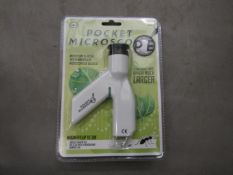 Pocket Microscope - New & Packaged. Ideal Stocking Filler.